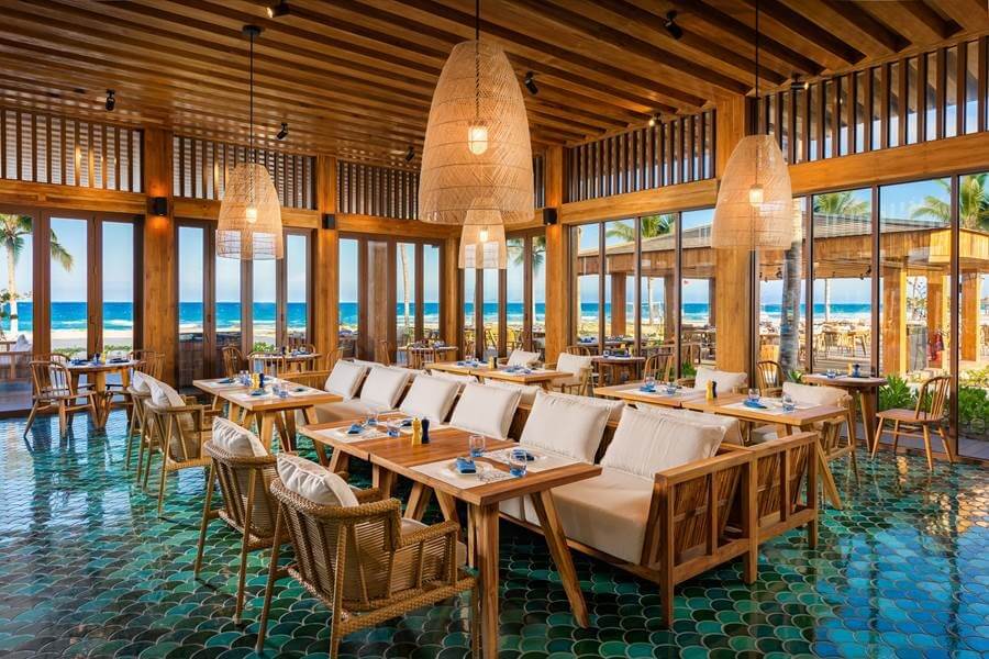 Changes at the resort include doubling the size and capacity of the kitchen of beachfront restaurant Atlantis, that specialises in fresh and local seafood.
