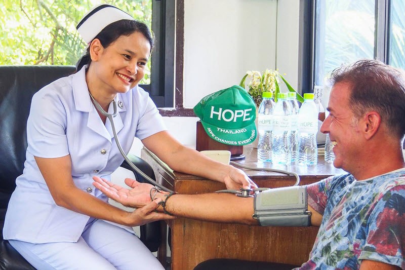Medical check-ups and counseling are part of the daily itinerary at Hope Rehab in Sriracha.