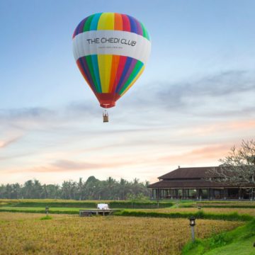 The Chedi Club Ubud Launches Balloons over Bali