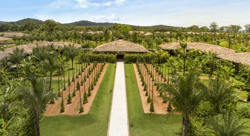 The Maia Spa's pepper garden