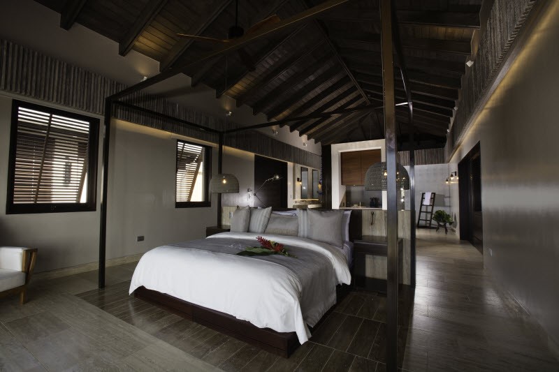 A master suite at the Ani Villas Dominican Republic