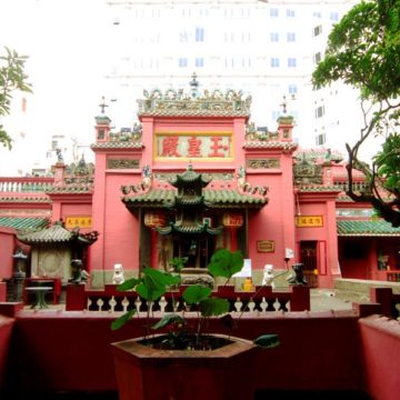 Suffused with the scent of incense, Jade Emperor Pagoda is one of the most atmospheric temples in Ho Chi Minh City