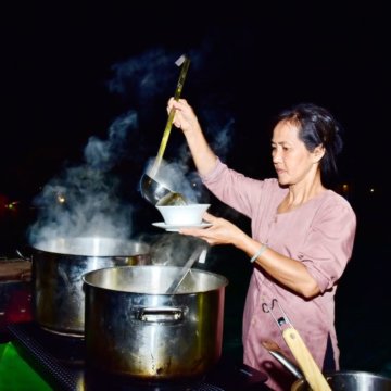 Nguyen Thi Phuong is among the mothers of the staff at The Anam cooking up Vietnamese classics passed down the generations as part of 'Mama's Cooking'.