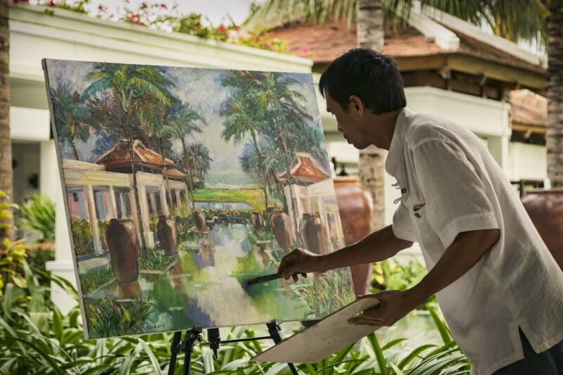 The Anam will be transformed into an open-air art studio during the festive season. Guests will be encouraged to watch and talk with talented local artists as they create artwork from Dec. 26-29 as part of the resort’s artist in residence program.
