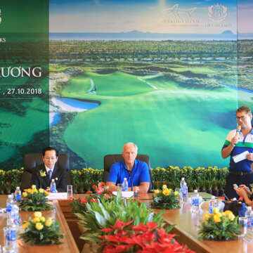 Greg Norman premiered his third design in Vietnam KN Golf Links