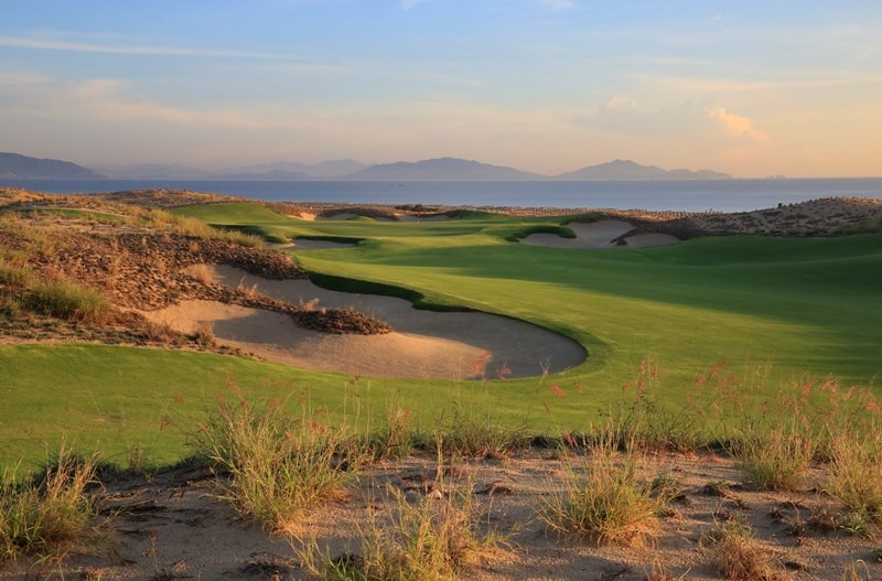 Long views of the ocean are a feature of many holes at KN Golf Links Cam Ranh.