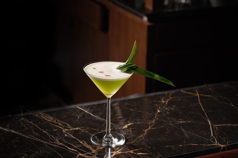 The Giant Pandan cocktail uses pandan (a common plant in Southeast Asia)