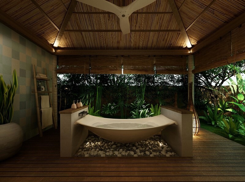 Fusion Resort Quang Binh Dong Hoi Oudoor Bathtub