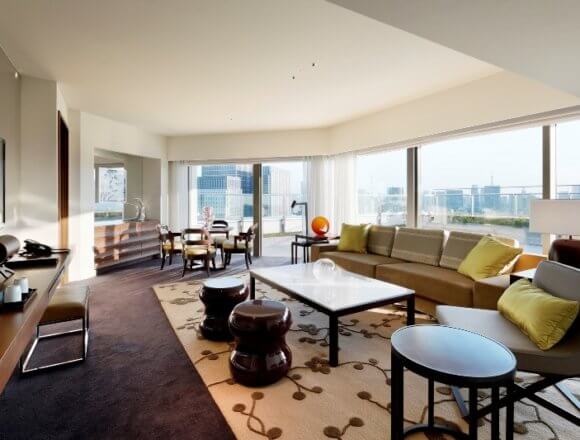 Living Room of the Terrace Suite