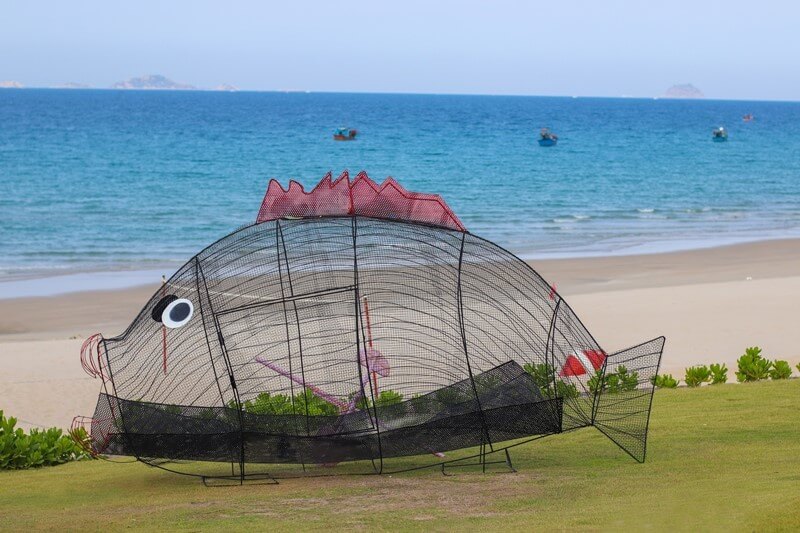 Plastic Eating Fish at Fusion Resort Cam Ranh