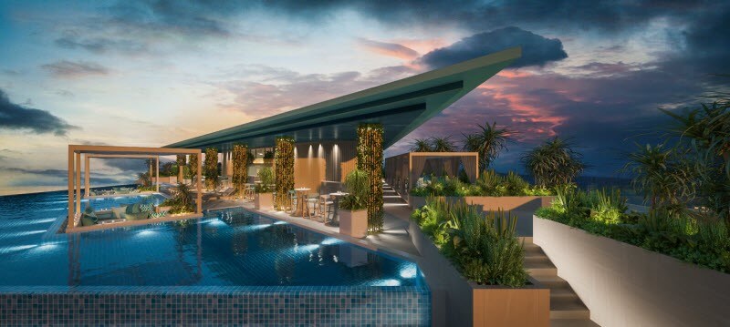 Fusion Suites Vung Tau Rooftop Pool Bar