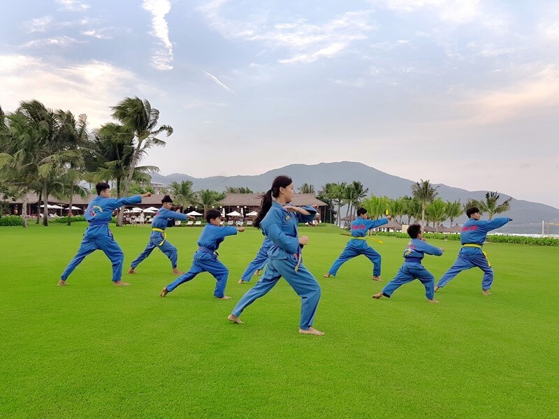 The Anam’s new vovinam classes encourage participants to focus on the present moment through a selection of attack and defence techniques, including agile hand and elbow motions, kicks, foot sweeps, throws and wrestling moves. 