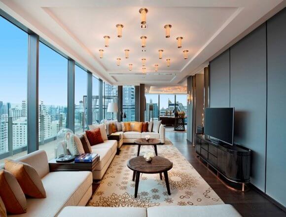 The Presidential Suite Living Room