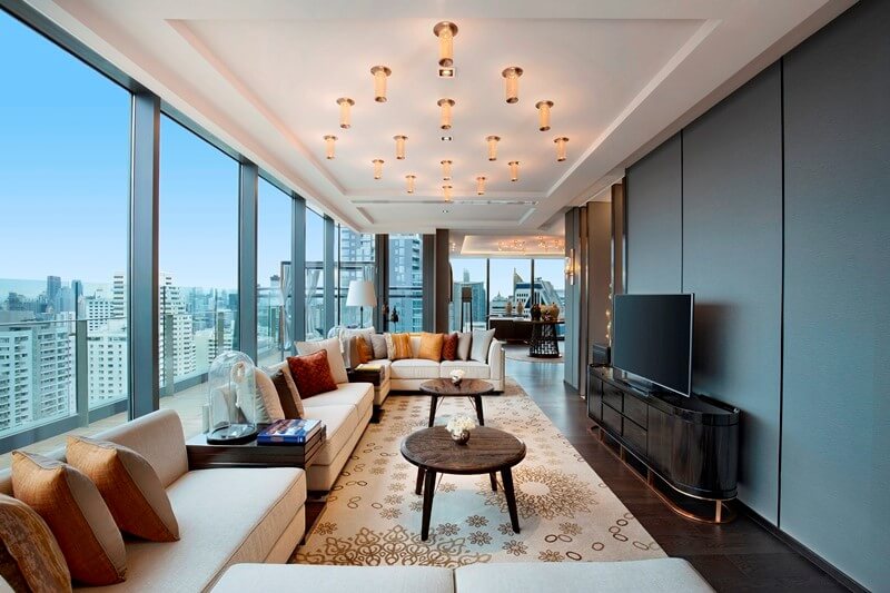 The Presidential Suite Living Room