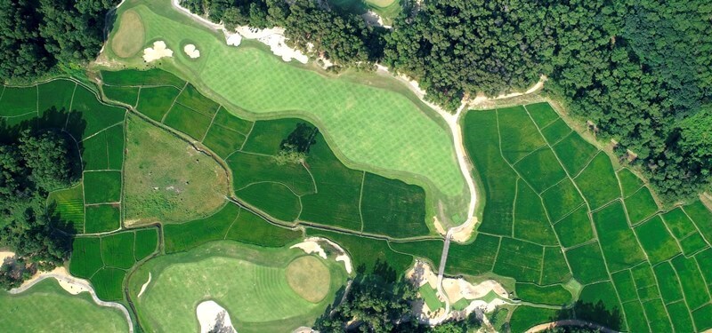 As well as being visually evocative, the seven hectares or rice fields at Laguna Lang Co serve a practical purpose in feeding the community