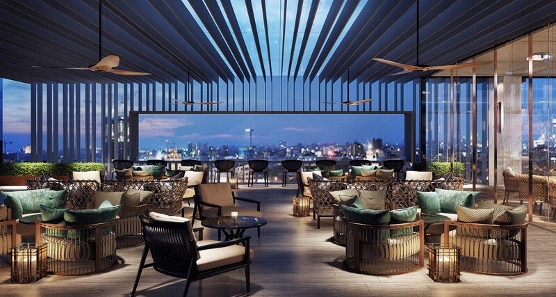 FiveFive Rooftop Restaurant & Bar at Hyatt Regency Phnom Penh