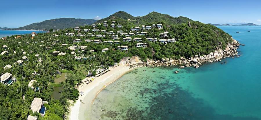 A picturesque view of Banyan Tree Samui