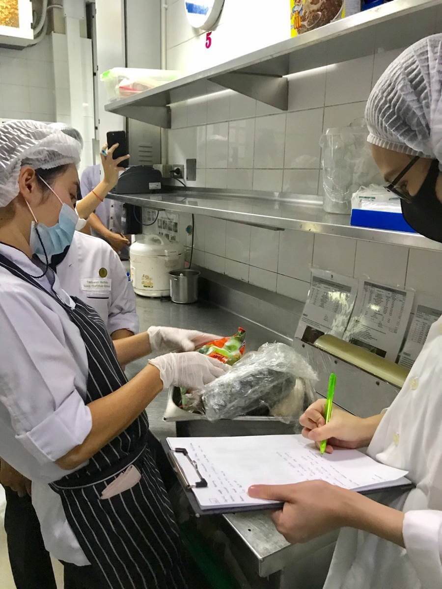 HACCP kitchen inspection at Banyan Tree Samui