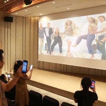 It is up to cinema-goers whether they politely hum along to the medleys of hits or stand up and belt out every word as part of Alma’s new Singalong Cinema at the resort’s 70-seat cinema.