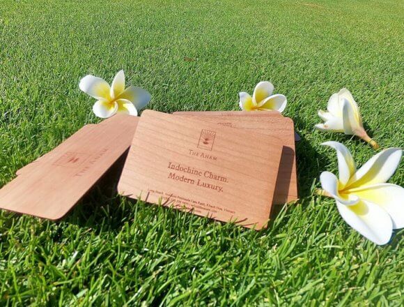 The Anam has rolled out an eco-friendly key card, made of wood sourced from sustainably managed forests, that its guests use to access their rooms, suites and villas.