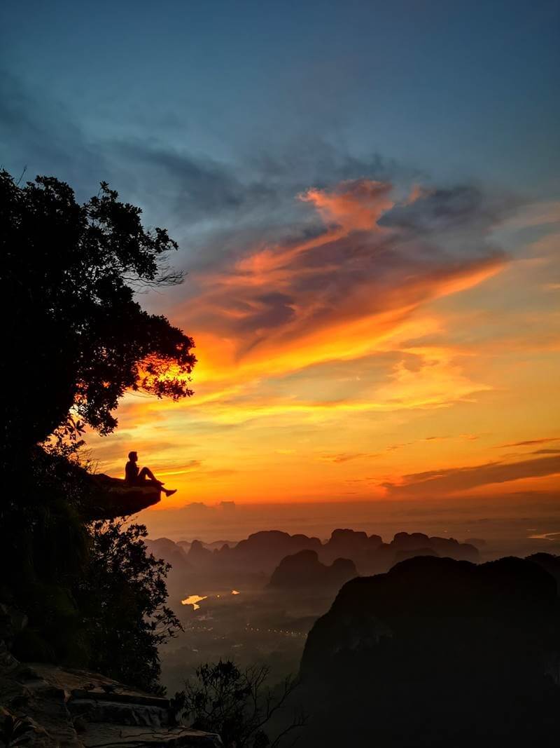 Spectacular view from Dragon Crest Hill, just a short hike from Banyan Tree Krabi resort.