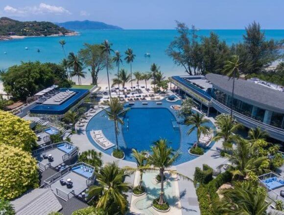 Overlooking secluded Choeng Mon Beach on the north-eastern tip of Koh Samui island in the Gulf of Thailand, the resort’s “Island Indulgence” offer comprises a minimum of seven nights in a Premium Room or Boat Suite.