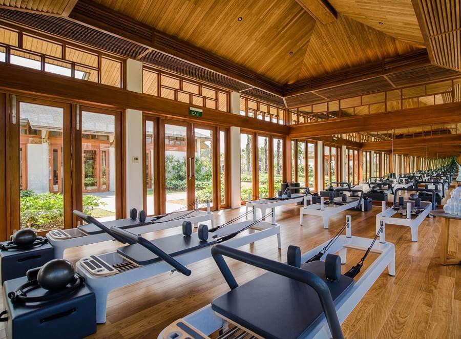 The resort is a popular wellness destination and features a brand-new Pilates Studio.