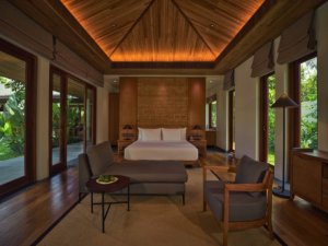 Garden Villa Bedroom and Daybed at Azerai Can Tho