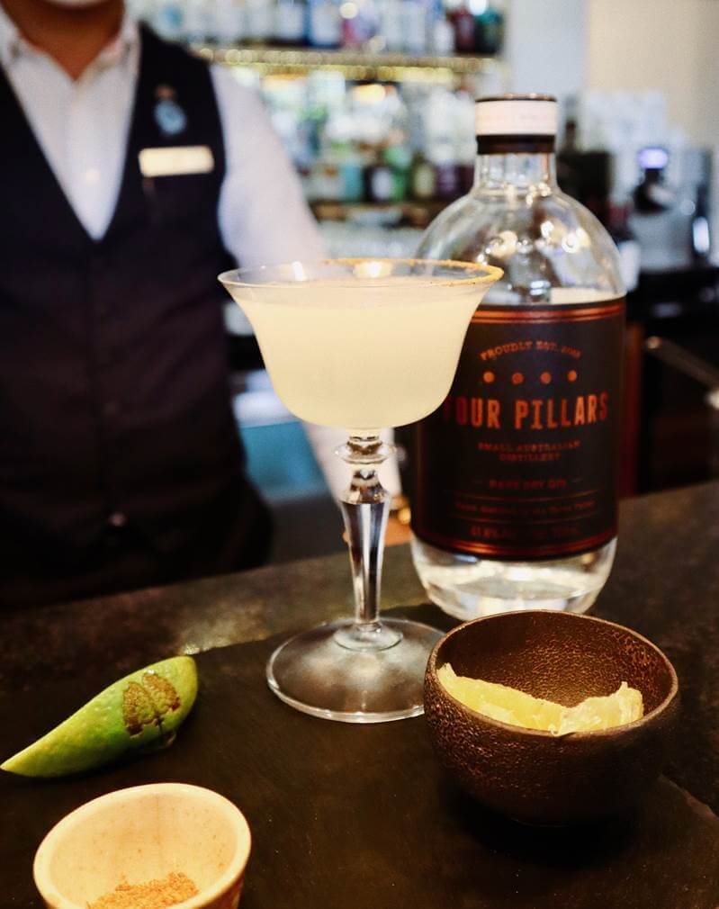 The newly created Fifth Pillar cocktail