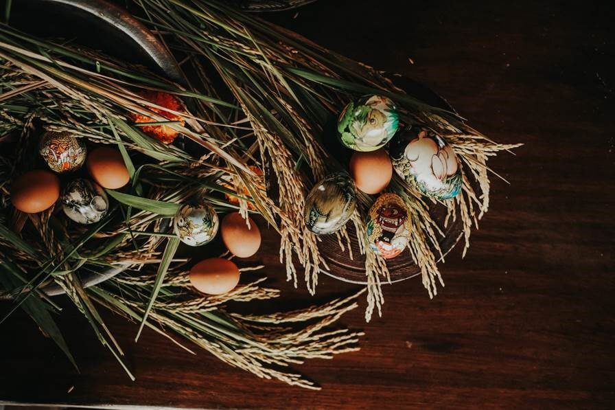 Balinese Egg Painting