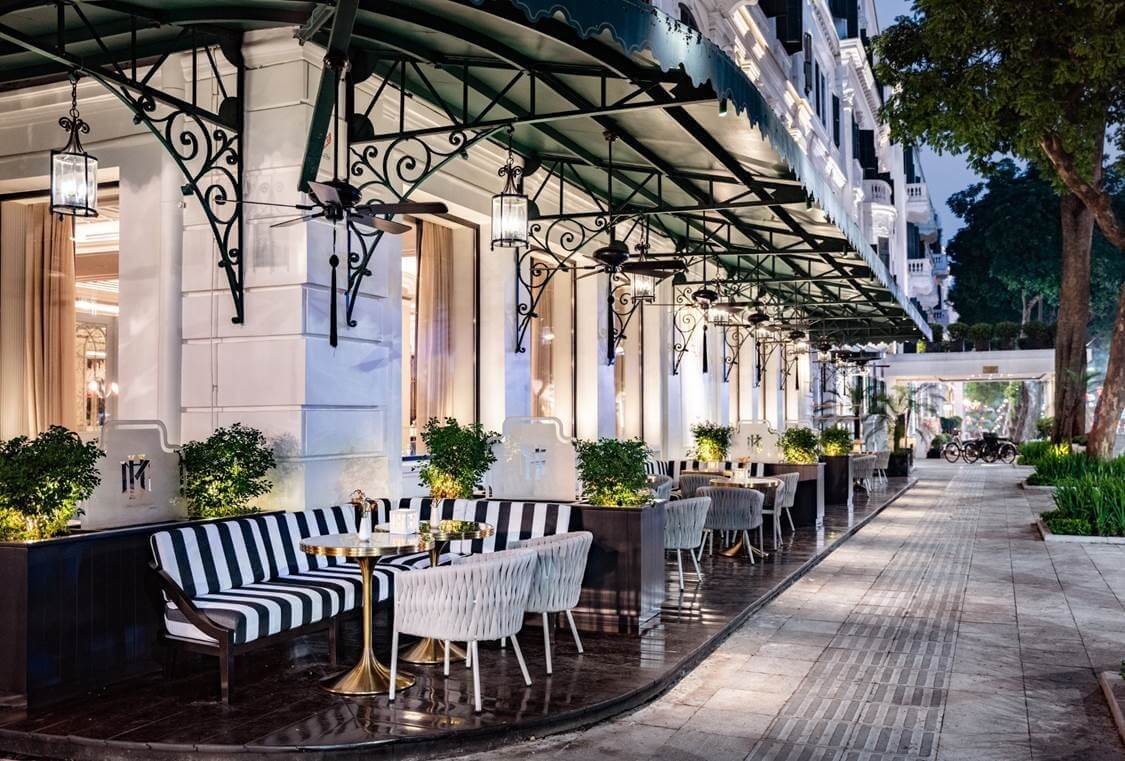La Terrasse, inspired by Parisian sidewalk cafes, also debuted a stylish and sophisticated new look