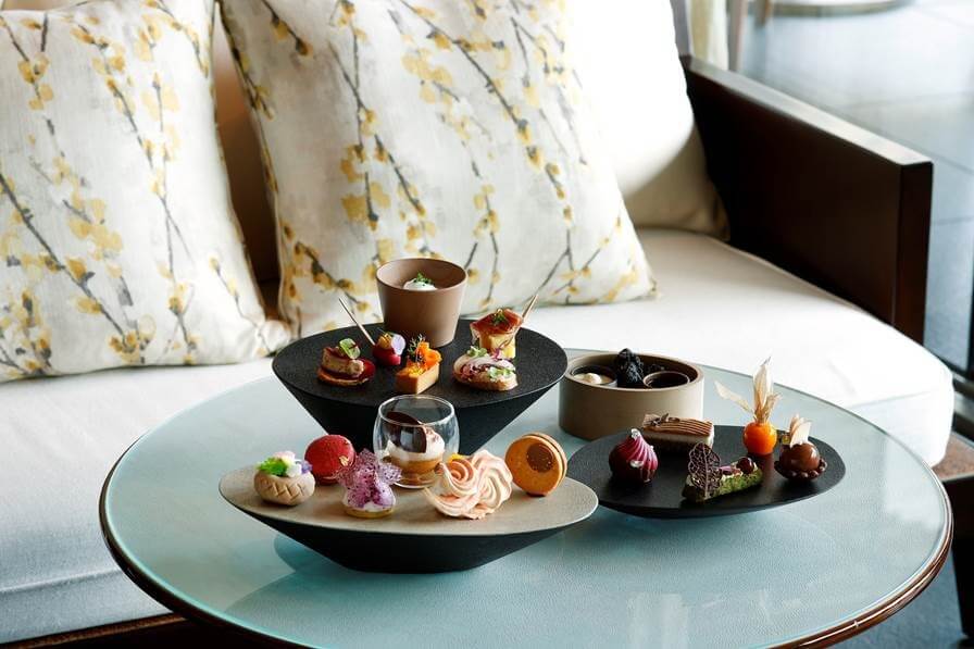 The autumn afternoon tea presentation at Palace Hotel Tokyo