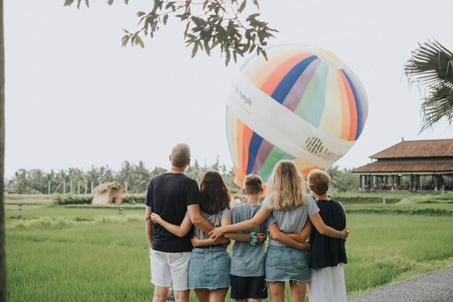 Tanah Gajah's Hot Air Balloon - On the Ground