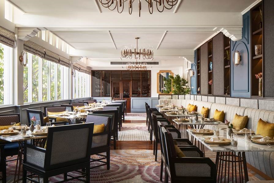 1932 fine-dining restaurant at Raffles Grand Hotel d’Angkor