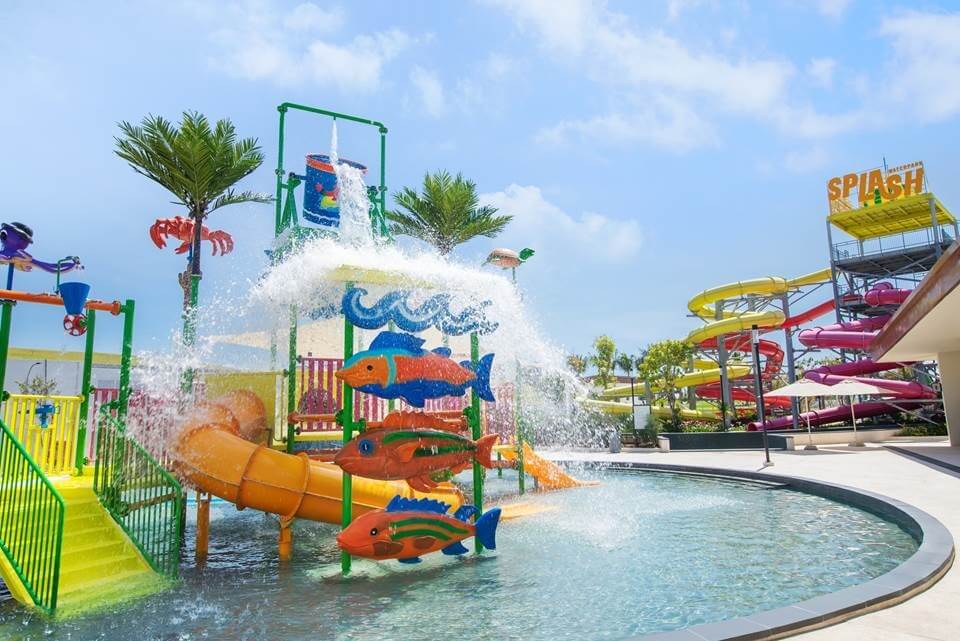 Alma’s Splash Water Park features a lazy river, wave pool, water slides and kids pool.