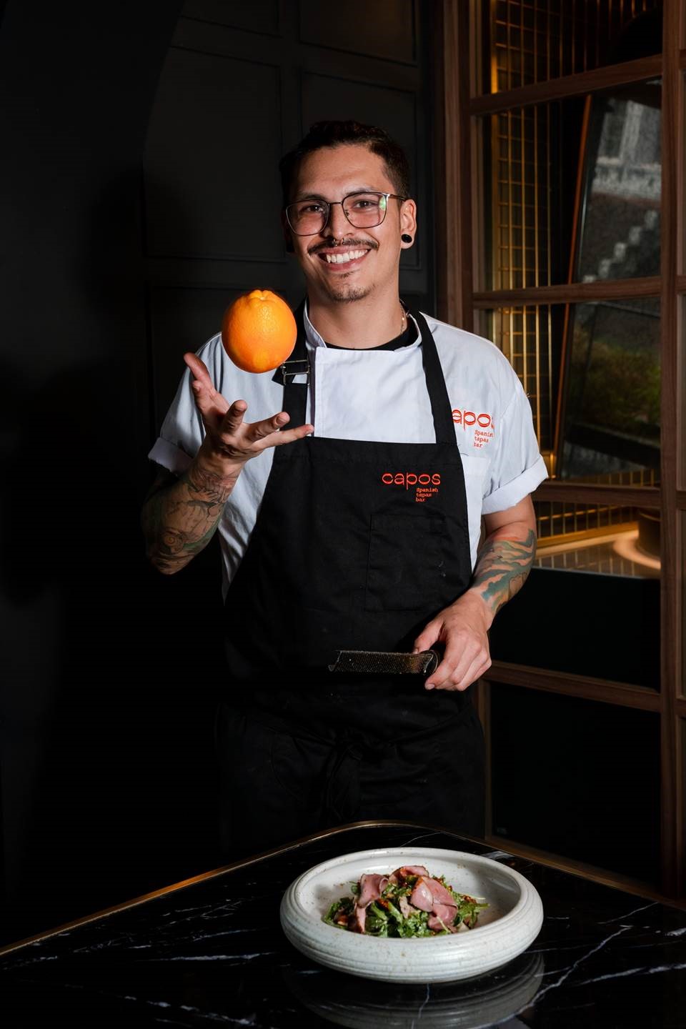 LUZ Bangkok Tapas Bar will welcome Bryan D. Ceron Serrano, Capos Hanoi’s head chef, on May 8 and 9, to craft the degustation menu with optional wine pairing.