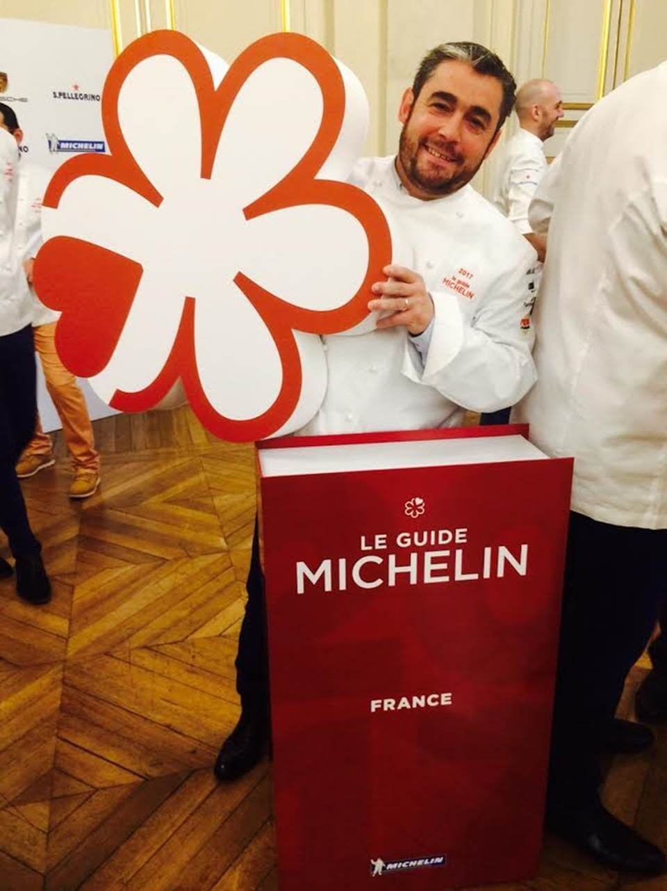 Chef Stephane Carrade of the 2-Michelin-star Le Skiff Club in southwestern France