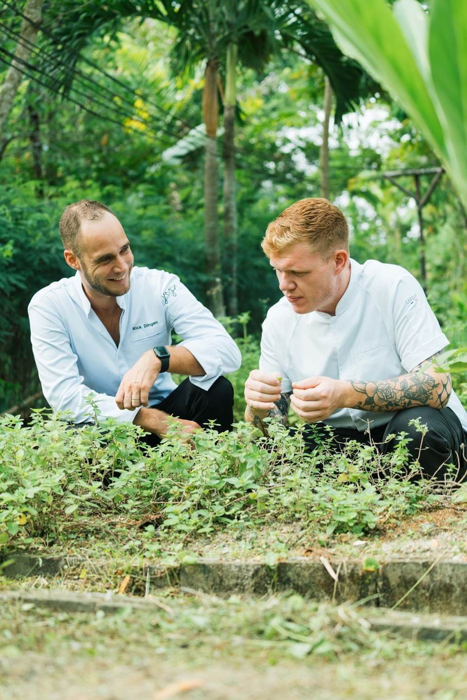 JAMPA head chef Rick Dingen (left) and Aulis Phuket head chef Charlie Wilson will come together for two exclusive four-hands events