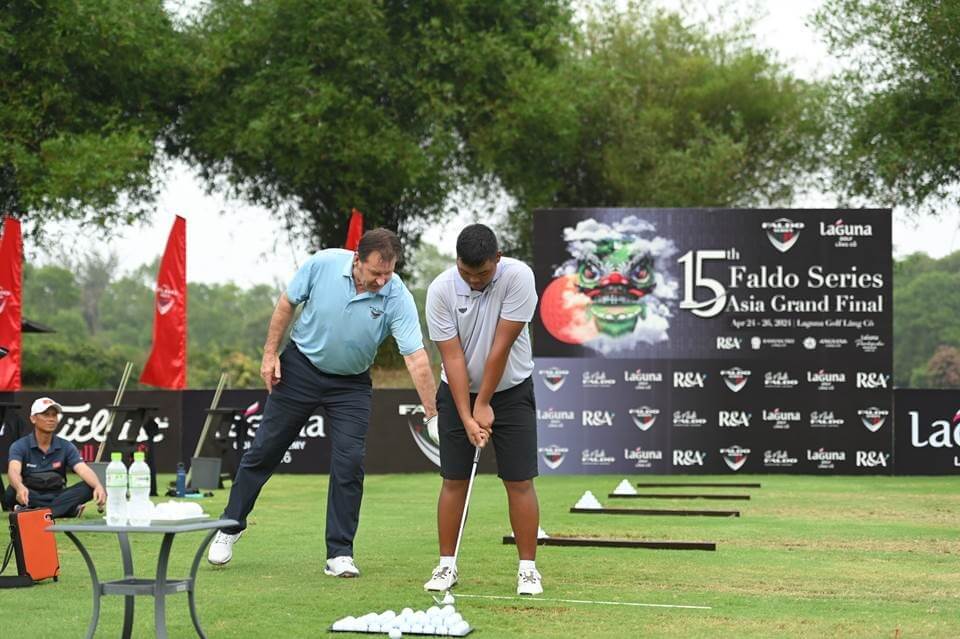 Some technique tips from Sir Nick Faldo helped Nguyen Duc Son excel during the final two rounds