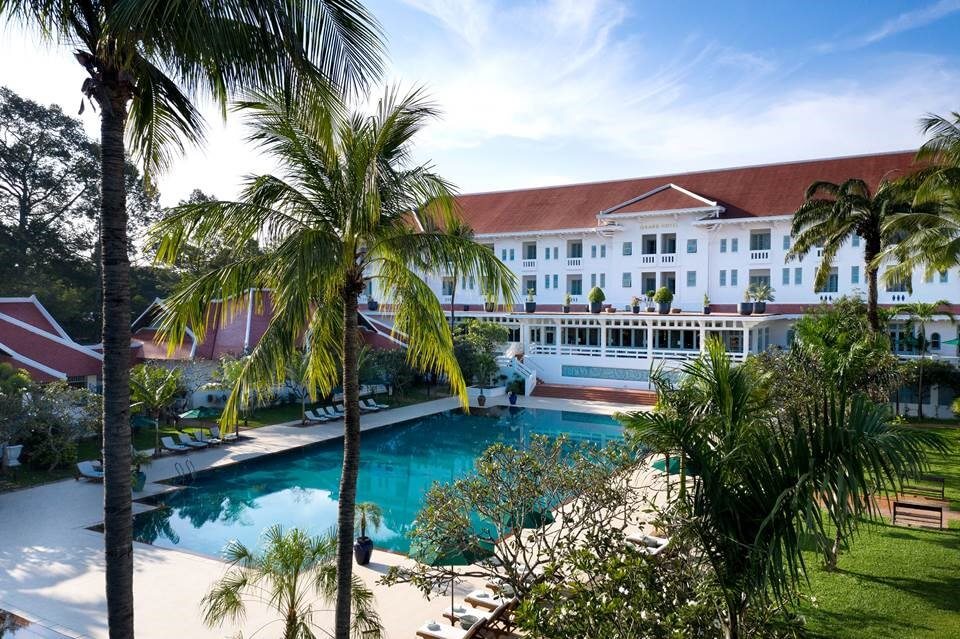 The best swimming pool in Cambodia at Raffles Grand Hotel d'Angkor