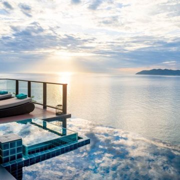 Infinity-edge pools overlooking the property are a highlight of the recently launch Banyan Tree Seaview Villas