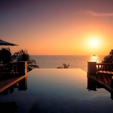 The package includes a two-night stay at Trisara, one of Phuket’s most exclusive resorts