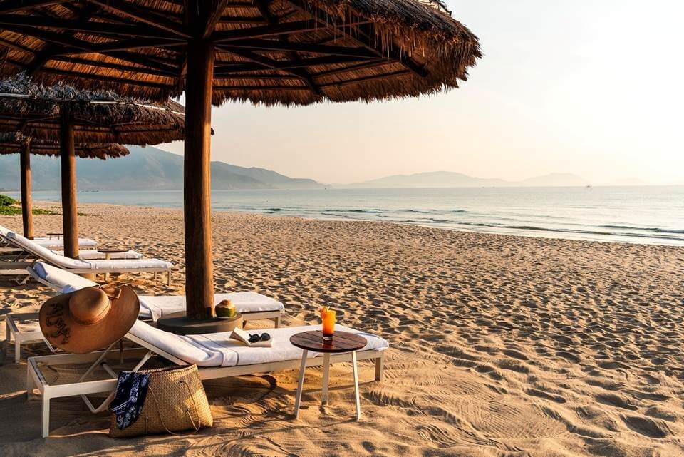 Stretching 13 kilometres, Long Beach, or Bai Dai in Vietnamese, is renowned as one of Asia’s most stunning beaches due to its aquamarine waters with islands strewn just offshore.