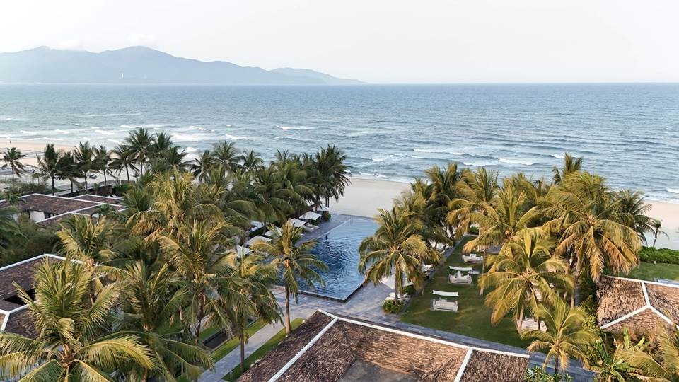 Aerial overview of TIA Wellness Resort