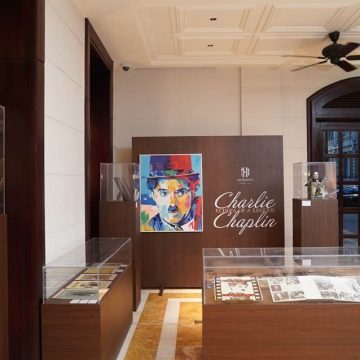 "Charlie Chaplin: Echoes of a Legend” is on display at Metropole Hanoi until July 22