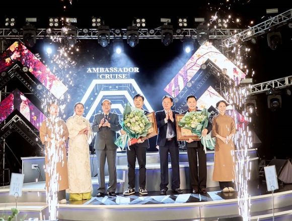 The Vietnam Record Association recently announced Ambassador Cruise II, which hosts lavish day and dinner cruises of Halong Bay and has a 600-guest capacity, has been recognised in the Vietnam Book of Records as the country’s “highest capacity” cruise ship.